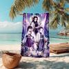 Japanese artist Koyoharu Gotouge's Demon Slayer beach towel, outdoor camping vacation swimming beach towel, outdoor absorbent bath towel blanket K6