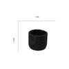 Milk White Creative Volcanic Stone Pattern Cement Succulent Flower Pot Office Home Desktop Decoration Green Plant Flowers