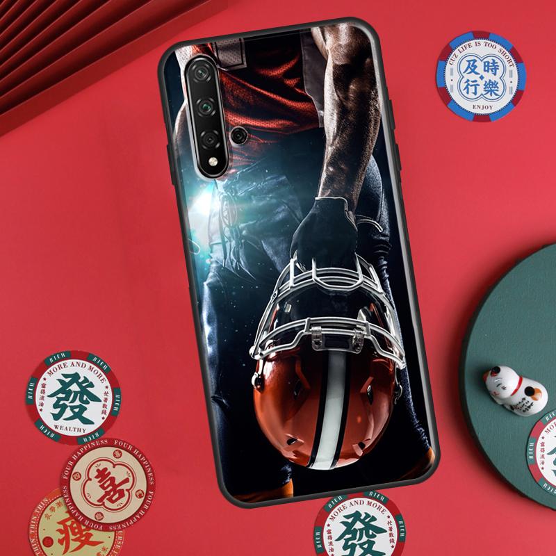 American Football For Huawei P20 P40 P30 Lite P60 Pro Nova 12s 11i 12i 10 9 SE 5T Y91 Y90 Y60 Y70 Y72 Y61 Case
