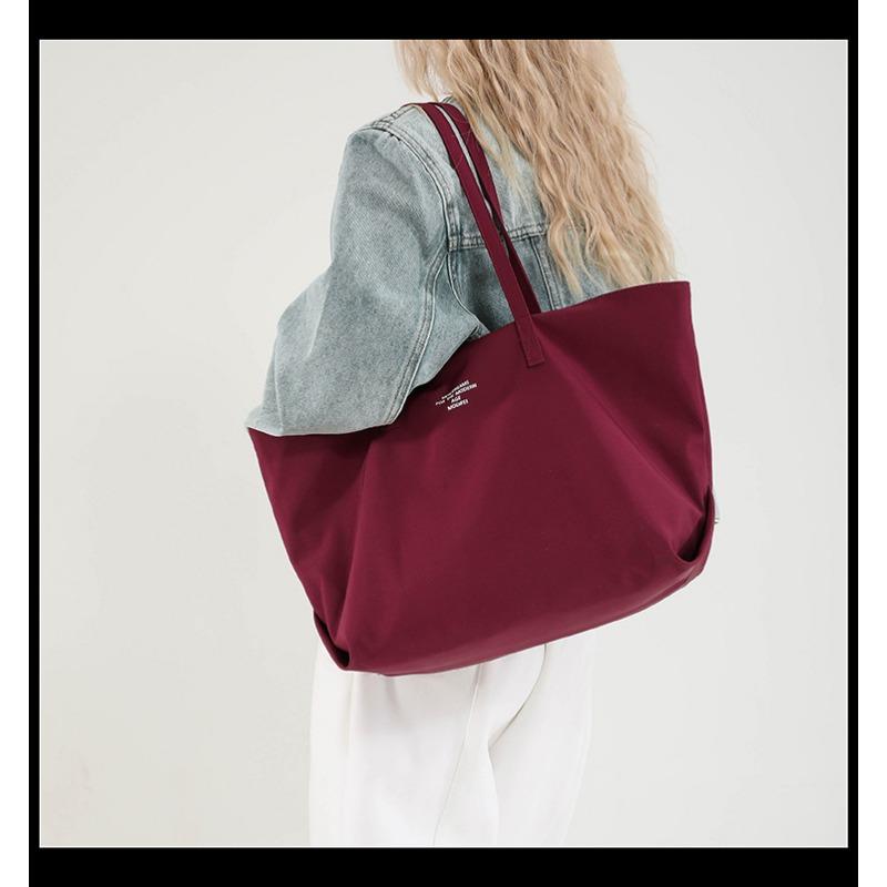 Ladies' Nylon Cloth Bag, Large Capacity Casual Shoulder Bag, Handbag