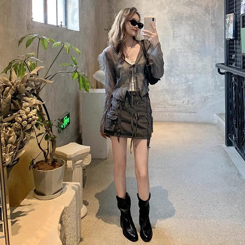 British style pointed V mouth thick heel western boots women's 2024 autumn and winter new retro medium heel versatile medium tube Martin boots