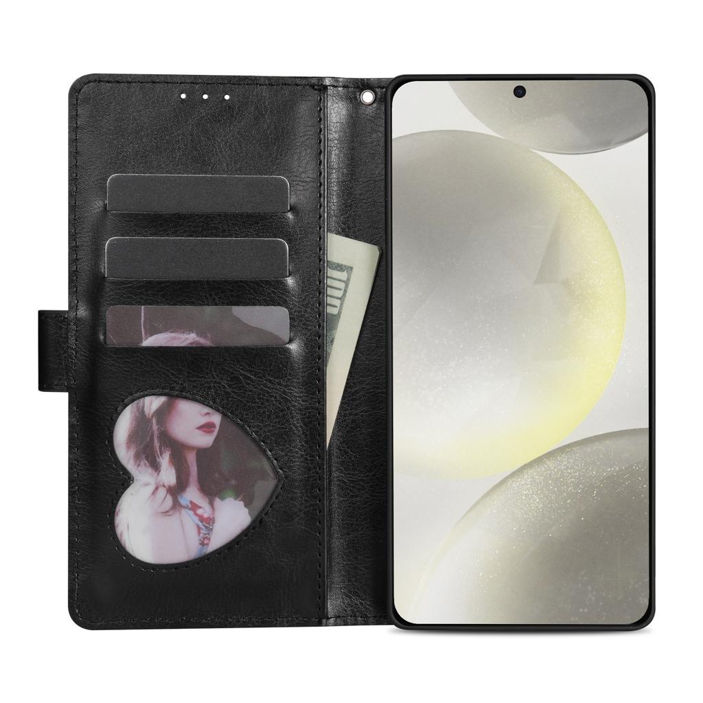 Für Xiaomi 15T Pro Hülle mit Ständer Glitzer Handy Lederhülle Reißverschlusstasche