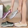 Women's Shoes Versatile Casual Shoes Breathable Toe Caps Half-slippers One-step Lazy Shoes Soft-soled Single Shoes