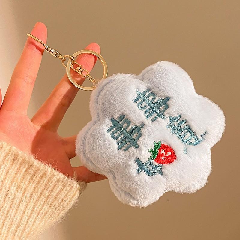 Cute Doll Pendulum Small Gift Pendant Ground Marketing Cartoon Keychain Plush Doll Backpack Bag Lanyard Accessories