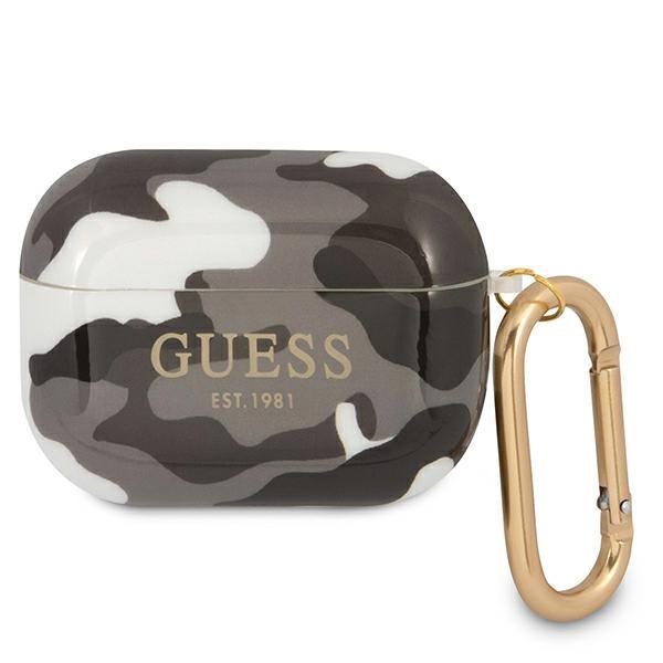 Guess Guapucamg Airpods Pro Coverczarny/Black Camo Collection
