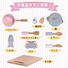 TopCloud Wooden Play Kitchen Set - Birthday Gift, Kitchen Utensils, Food, Educational Toy, Stove, Mini Kitchen, Toy Kitchen, Washing Machine