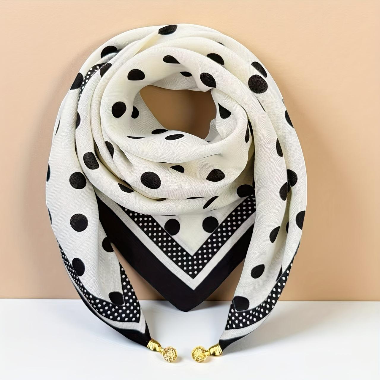 

Магнитная кнопка Маленький квадратный шарф для женщин Ретро арт шарф Дышащий маленький шарф 65*65cm