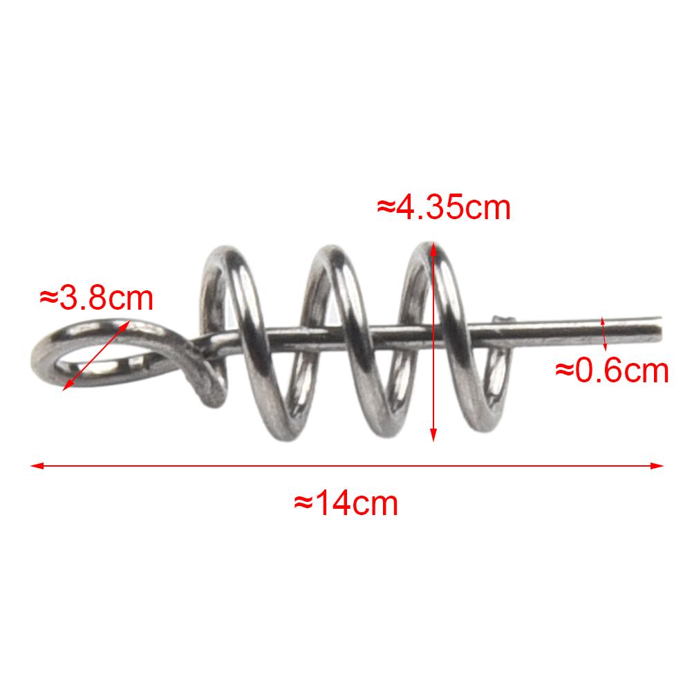 Spring Lock Pin Lure Pogo Pins Stainless Steel Crank Hook