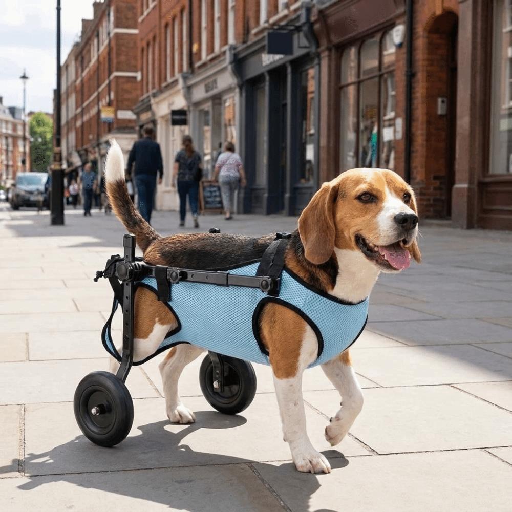 Adjustable Pet Wheelchair Cart Comfortable Dog Mobility Scooter Disabled Dogs Cat