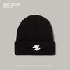 Unisex Winter Knitted Wool Hat: Fashionable Korean Hip-Hop Style, Warm, Thick, Versatile.