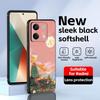 anime The Little Prince  Phone Case For Redmi Note 14 13 12 11 Pro Plus S 5G 14C A3 Soft Black Phone Cover