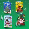 DIY-Weihnachtskarten-Set für Kinder - Kreative handgefertigte Grußkarten-Zubehör