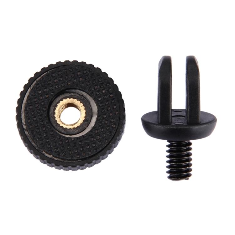 PULUZ 1/4 Inch Screw Tripod Mount Adapter for GoPro, Insta360, DJI and Other Action Cameras 5mm Diameter Screw Hole, 3.3cm Diameter