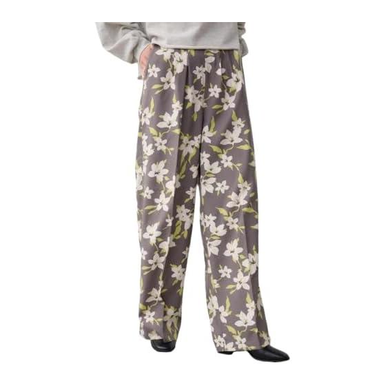 [AZUL by moussy] Flower Print Easy Wide Pants Women s 250ISB31-109C