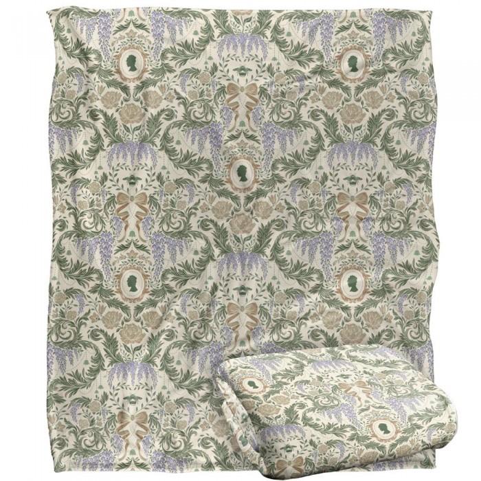 Bridgerton Soft Damask Blanket
