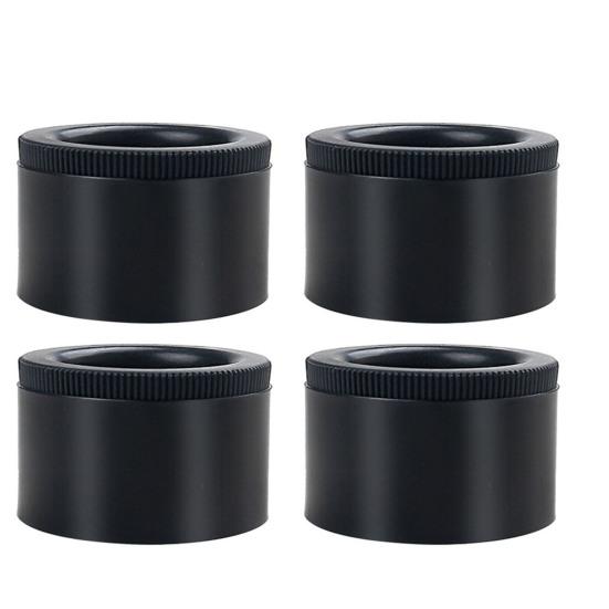 4ks/sada Nožky skříně Odolné proti opotřebení Silná nosnost ABS Kulaté výškově nastavitelné nábytkové nožičky Domů