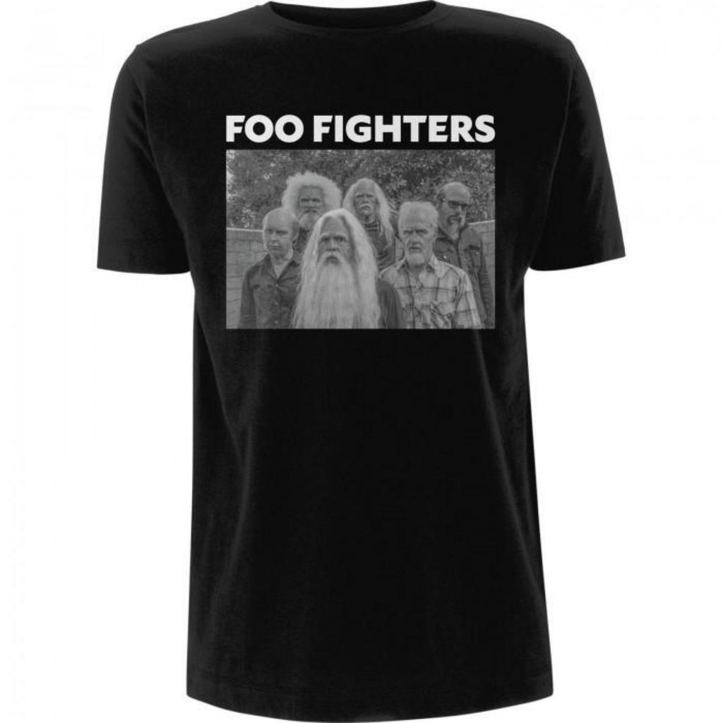 Foo Fighters Unisex Adult Old Band Photo T-Shirt