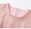 Elegant Slimming Pleated Short Sleeve Waist-Cinching Dress for Spring/Summer