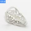 Natural Yoga Chakra Crystal Ring Simple Open Ring Jewelry