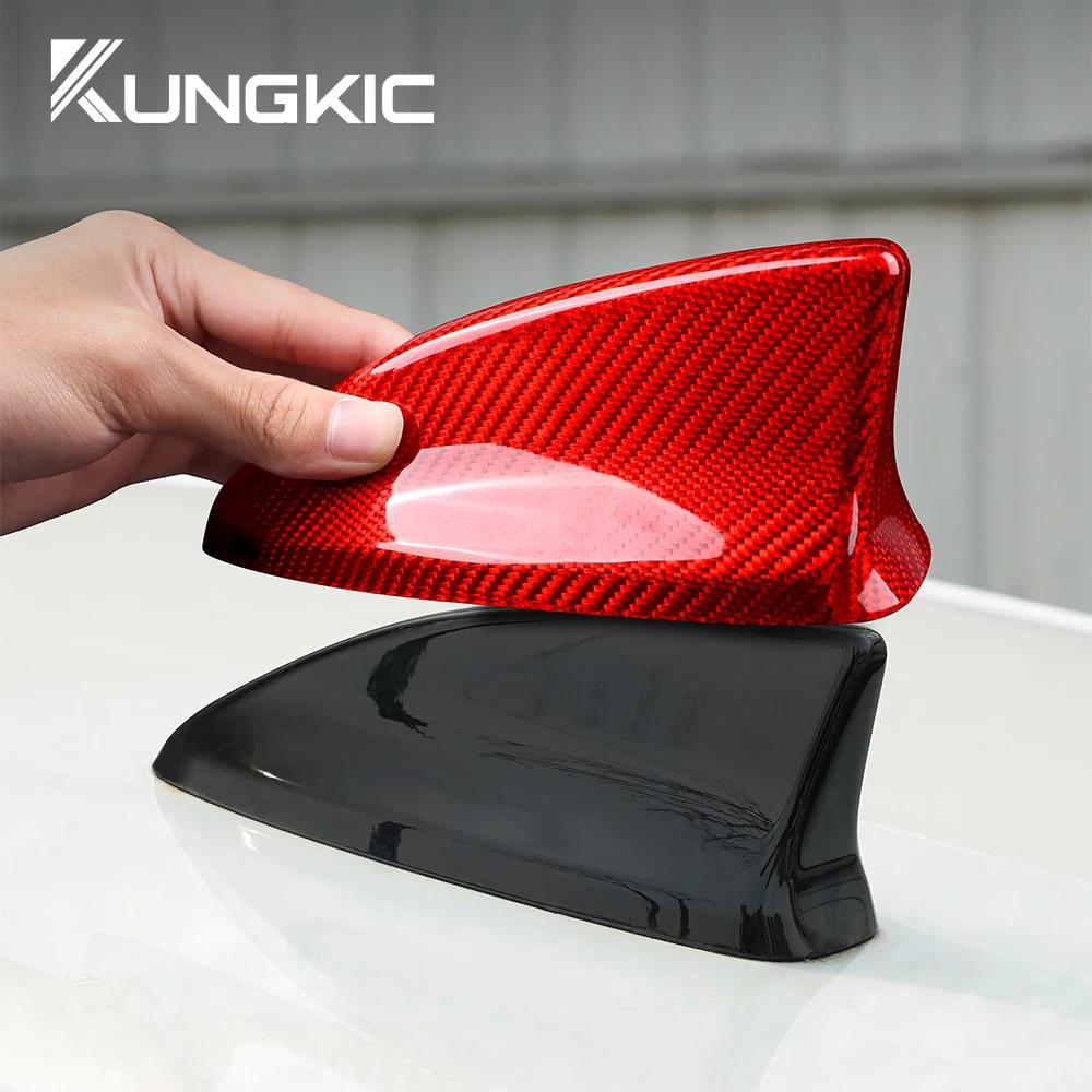 Real Hard Carbon Fiber Sticker For Honda Civic 11th 2022 2023 Trim Roof Antenna Signal Fin Accessories For Civic 11gen Cover