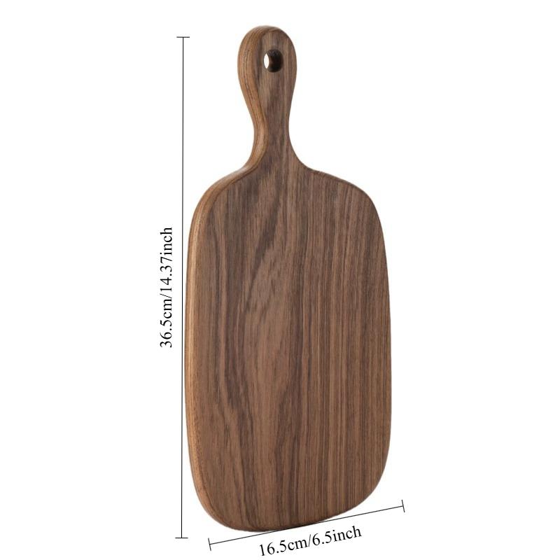1 Stück Schwarznuss Schneidebretter Küche Holz Speiseplatte Holz Pizza Sushi Brot Ganzholz Tablett Schneidebrett Kein Lack