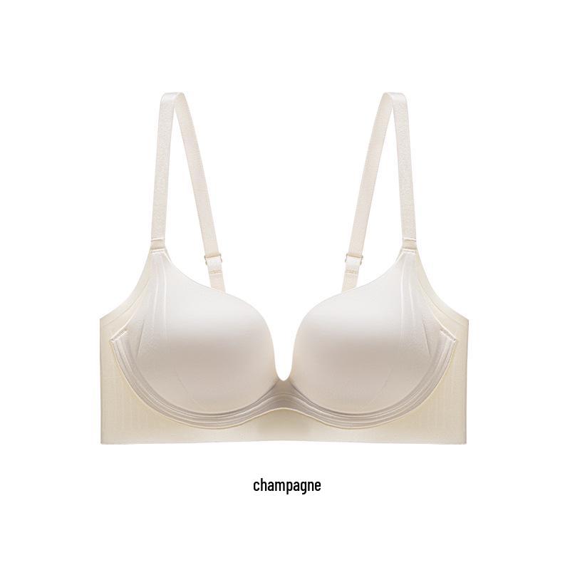 Comfortable Seamless Uplift Bra for Small-Chested Women - Breathable, Wire-Free, Soft Side Support