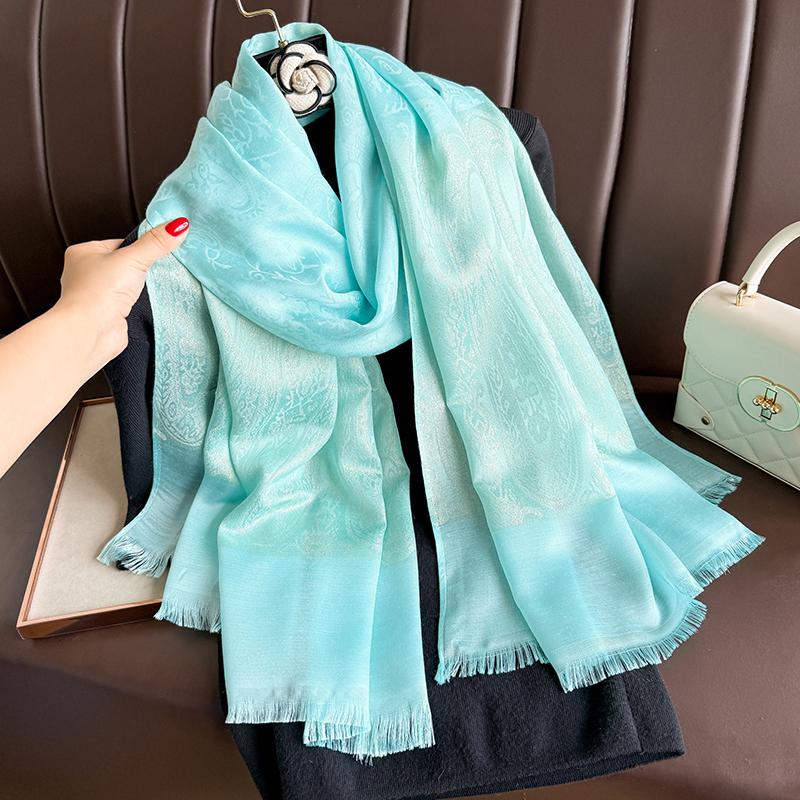 Luxury Brand Autumn Cashmere Pashmina Shawl Lady Wrap Warm Winter Scarves Design Print Female Foulard Tassel Scarves Shawls