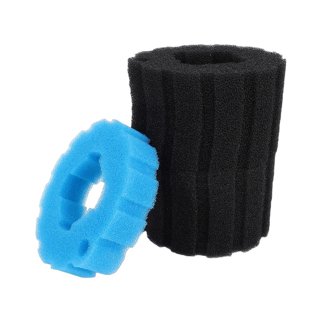 OASES Vacuum Cleaner Bucket Replacement Foam Filter Set, Washable Filter Pads for Maintenance, 1 Blue Sponge and 2 Black Sponges