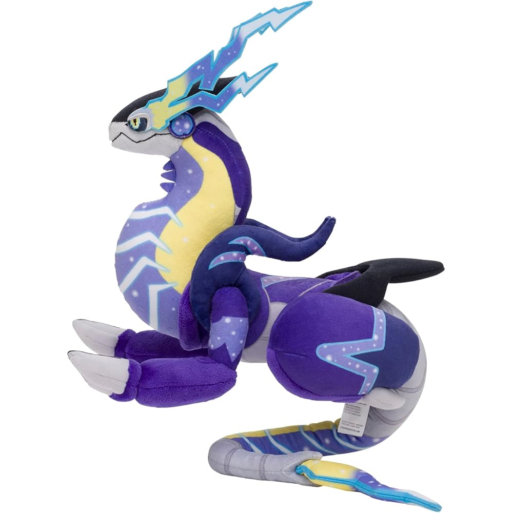 Pokemon Center Original Plush Toy Miraidon 25x18x70 cm Soft Stuffed Animal