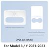 For Tesla Model 3/Y 2021-2025 Silicone Protective Frame Edge Cover Central Navigation Screen Protector Central Panel Sticker