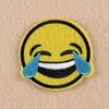 8Pcs Emoji Expression Emboidery Patches Patch Exaggerated Fabric Applique Ornaments Accessories 6.2x