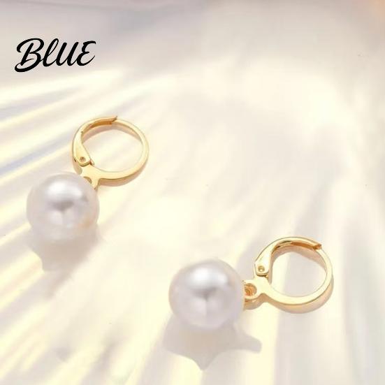 Skin-friendly Faux Pearl Jewelry Set for Women White Non-irritating Skin