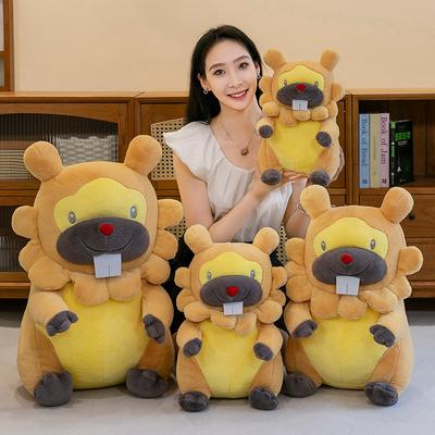 Pluszowa zabawka Pokémon Bóbr z dużymi zębami Lalka Poduszka do spania Lalka