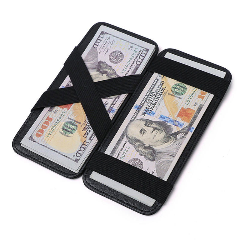 New Fashion Slim Men's Magic Wallet Designer Credit Card Holder Women Small Cash Clip Bilfold Man Clamps for Money