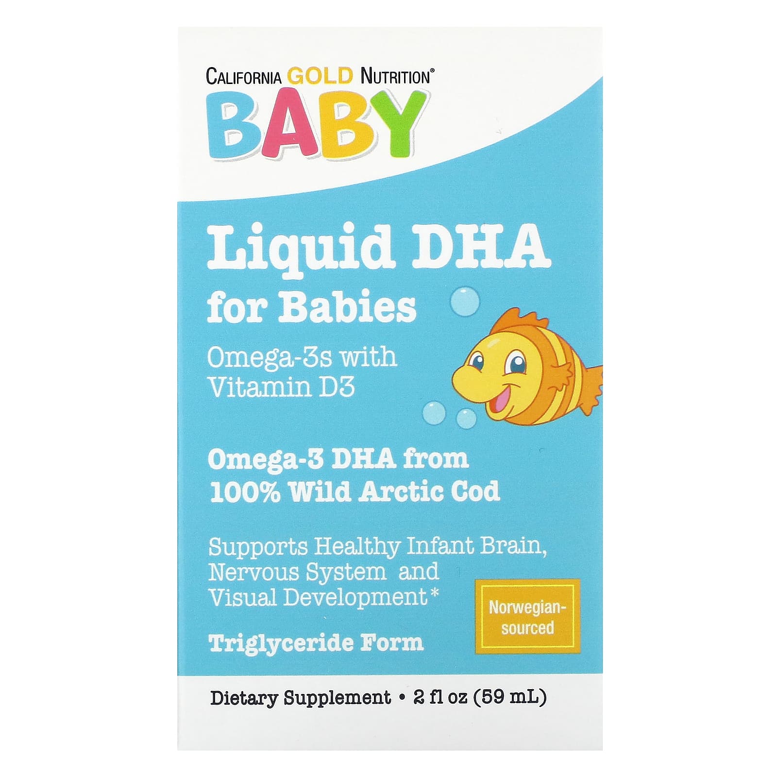 

With Dha, Omega 3, Vitamin D3, and Epa for Toddlers, 1,050Mg, 59Ml (2Fl Oz)