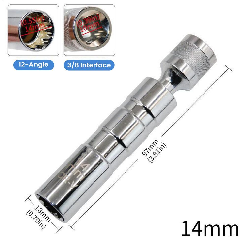 Sparks Plug Removal Tool 14mm/16mm Universal Magnetic Auto Supplies Car Sparks Plugs Tool For Shop Car ATV Tractor Mower Truck