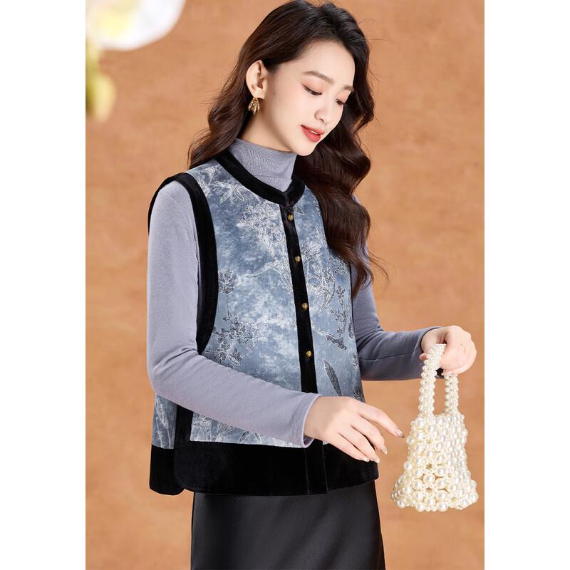 Kebell New Chinese Style Patchwork Sleeveless Vest