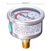 2" Size Liquid Filled Pool Filter Pressure Gauge Steel for Case 0-6000/ 0-40MPa 10mm Back Mount