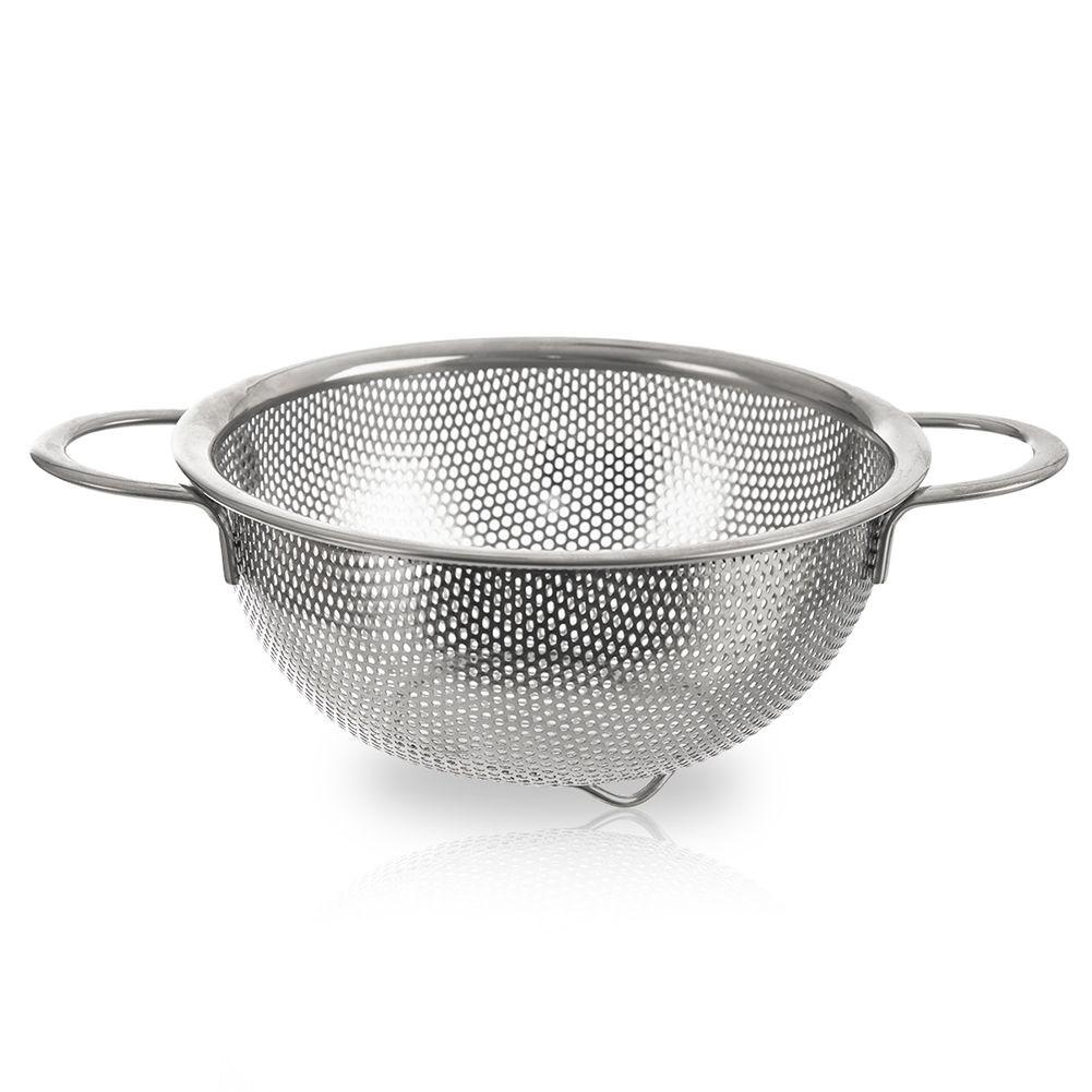 Cedzak kuchenny z uchwytami durszlak stalowy sitko ANETT 16.5cm ORION 124476