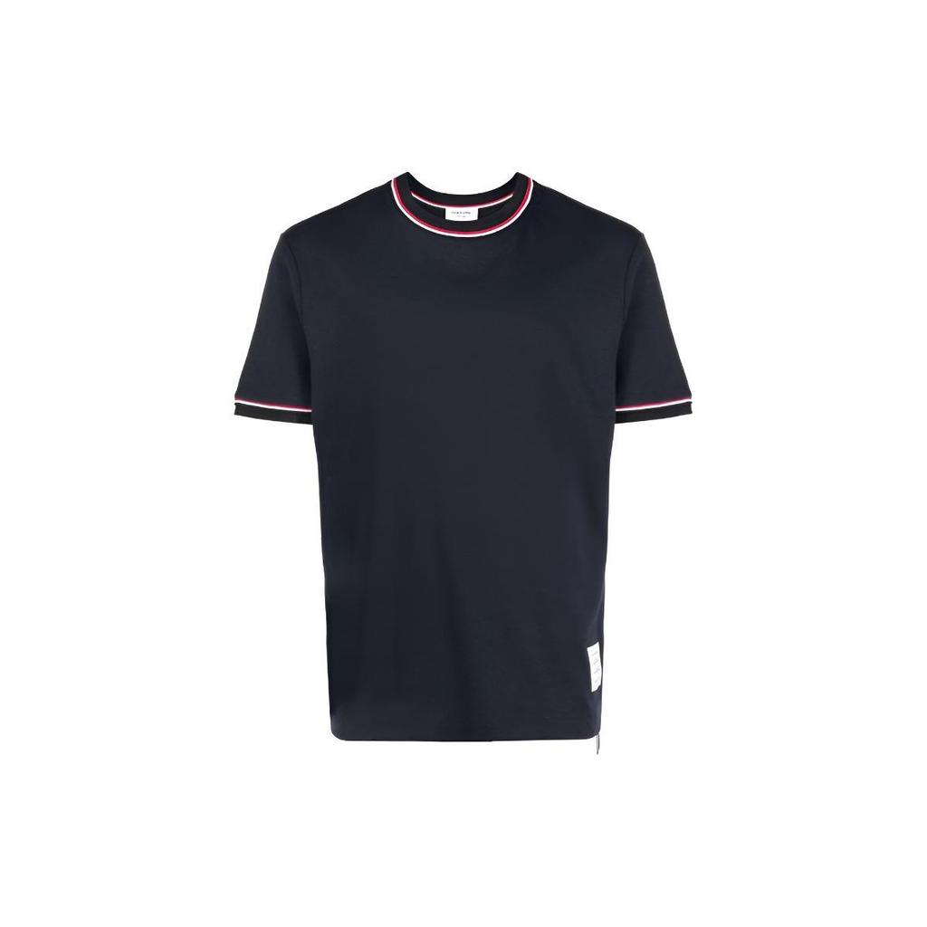 THOM BROWNE Milan Striped Crewneck T Shirt MJS231A-J0055-415