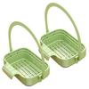 Collapsible Sink Waste Catcher Hanging Drain Basket, Foldable Stretchable Kitchen Colander, Space Saving Food Preparation Tool Strainer