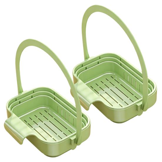 Collapsible Sink Waste Catcher Hanging Drain Basket, Foldable Stretchable Kitchen Colander, Space Saving Food Preparation Tool Strainer
