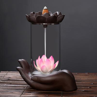 Backflow Incense Burner Creative Ceramic Desktop Ornamental Aromatherapy Stove Windproof Incense Holder