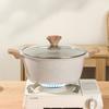 Non-stick Aluminum Stockpot with Handles, Maifan Stone Coating for Induction & Gas Stoves