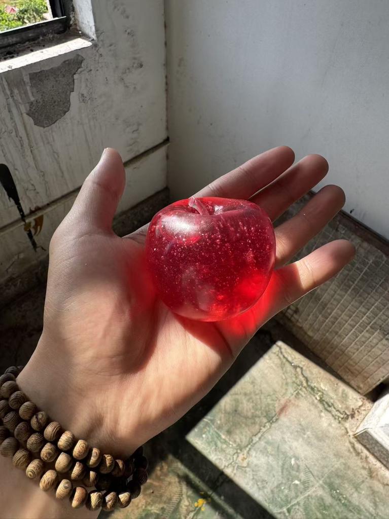 Apple Pinch Music Slow Rebound Plastic Toy For Adults To And Release Anger Creative Gift