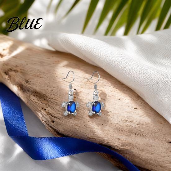 Vacation Style Jewelry 1 Pair Hook Earrings Turtle Shape Drop
