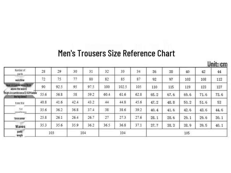 Men's Business Straight-Leg Trousers