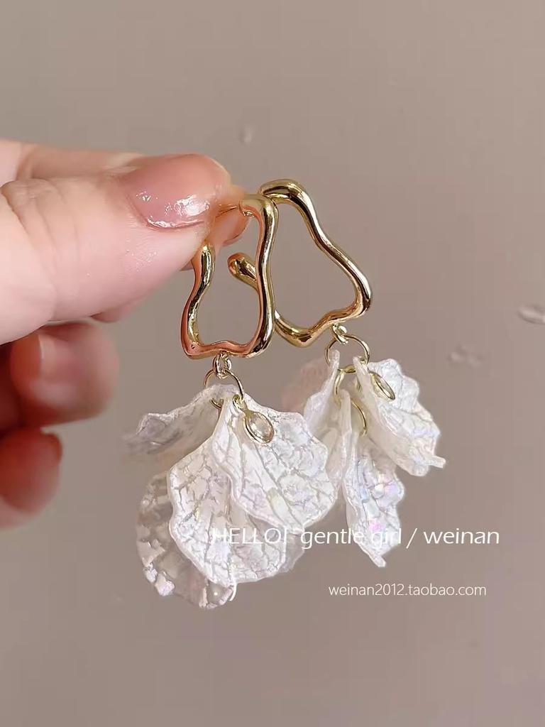 2024 Trendy Colorful Flower Stud Earrings for Women - Summer Fresh Design