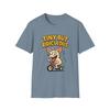 Unisex Softstyle T-Shirt Funny Chihuahua Tiny Tricycle Cartoon Humor Tee