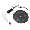 Solar Aquarium Oxygen Pump, Energy Saving Low Noise Operating Monocrystalline Silicon Solar Fish Pond Aerator for Home(10W)